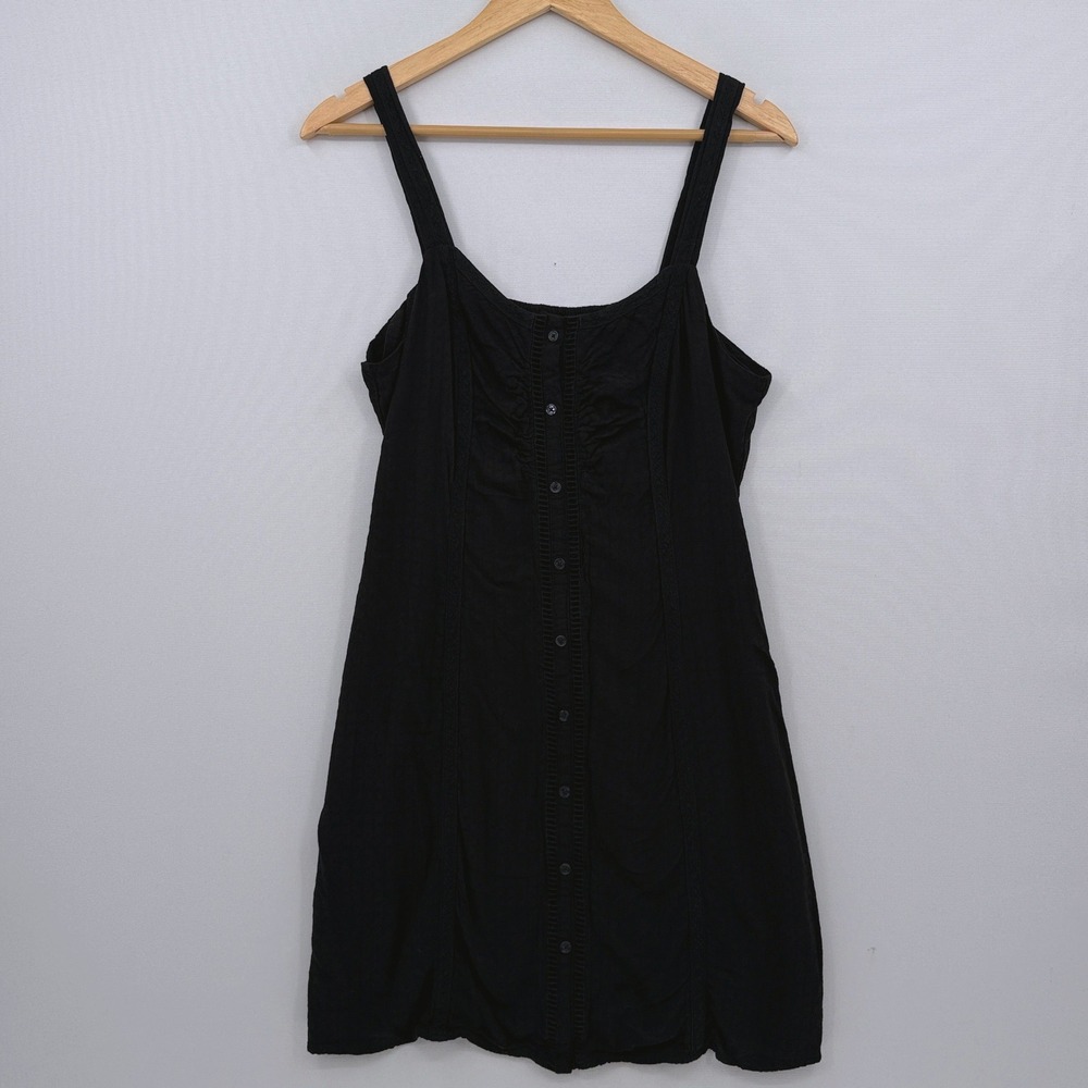 Idyllwind Mini Dress Womens Medium Black Ladder Lace Boho Western Rodeo Cowgirl